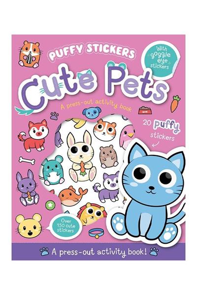 Imagine That / Puffy Stickers - Cute Pets Çok Renkli