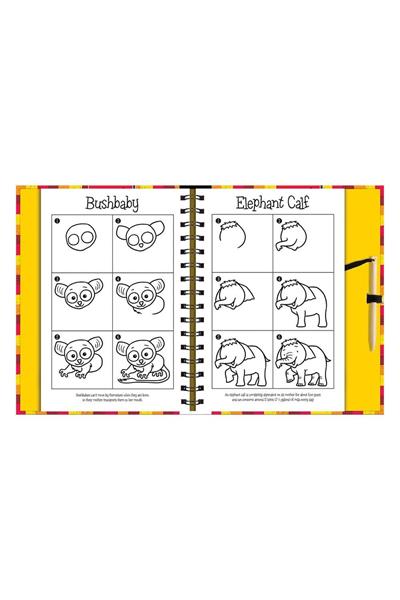 Imagine That /Scratch And Draw - Animals Çok Renkli