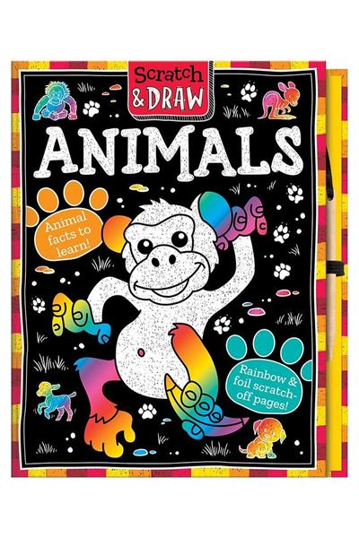 Imagine That /Scratch And Draw - Animals Çok Renkli