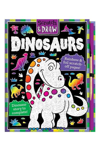 Imagine That /Scratch And Draw - Dinosaurs Çok Renkli