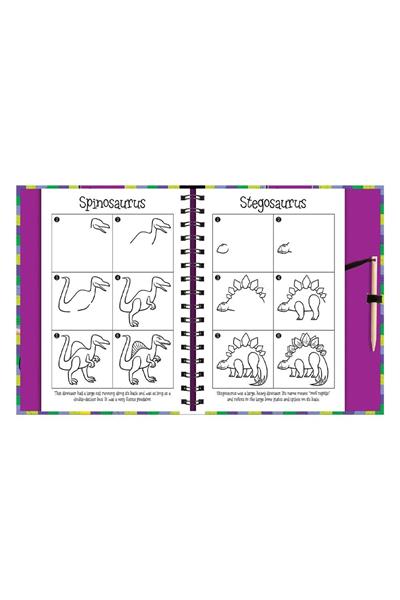 Imagine That /Scratch And Draw - Dinosaurs Çok Renkli