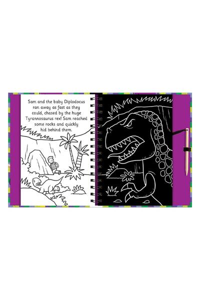 Imagine That /Scratch And Draw - Dinosaurs Çok Renkli