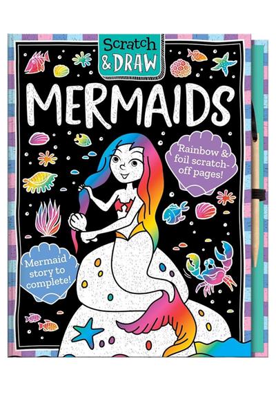 Imagine That /Scratch And Draw - Mermaids Çok Renkli