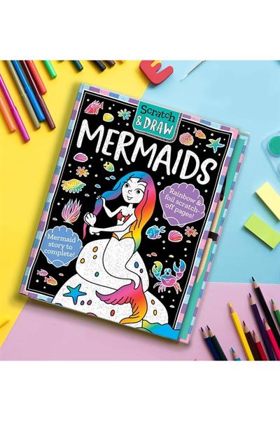 Imagine That /Scratch And Draw - Mermaids Çok Renkli