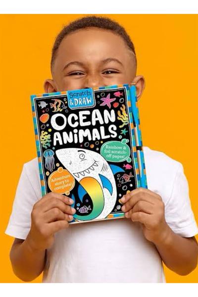 Imagine That /Scratch And Draw - Ocean Animals Çok Renkli