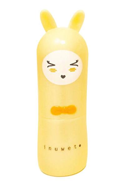 INUWET - BUNNY LIPBALM GLITTER GOLD - PINEAPPLE Çok Renkli