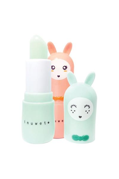 INUWET - BUNNY LIPBALM GREEN APPLE Çok Renkli