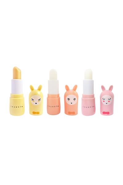 INUWET - CALIFORNIA TRIO GLITTE GIFT SET 3 LIPBALMS Çok Renkli