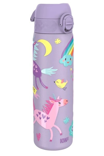 ION8 - İnce Su Termosu - Mor Unicorn - 500 ml - Sızdırmaz Çok Renkli