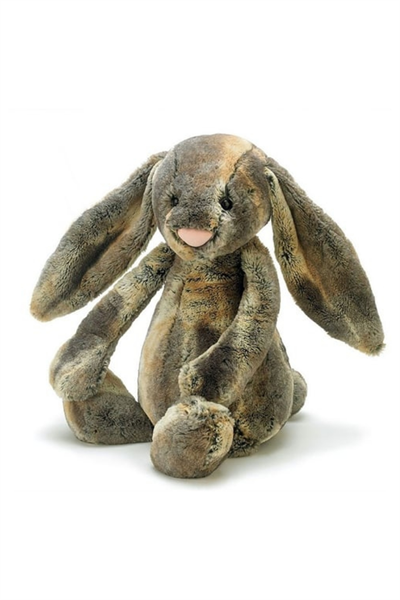 Jellycat Bashful Kahve Tavşan Büyük Boy Çok Renkli