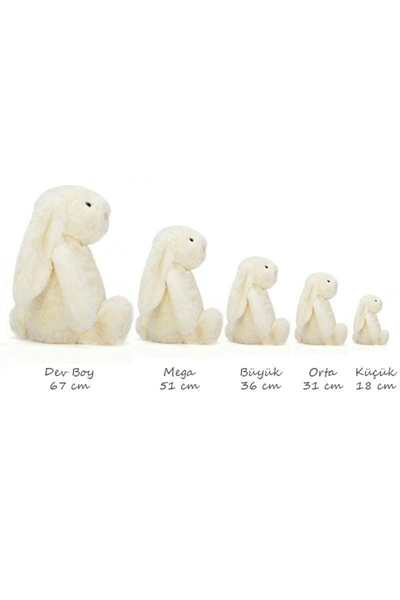 Jellycat Bashful Tavşan Büyük Boy Krem