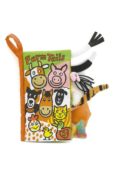 Jellycat Bez Kitap - Farm Tails Çok Renkli