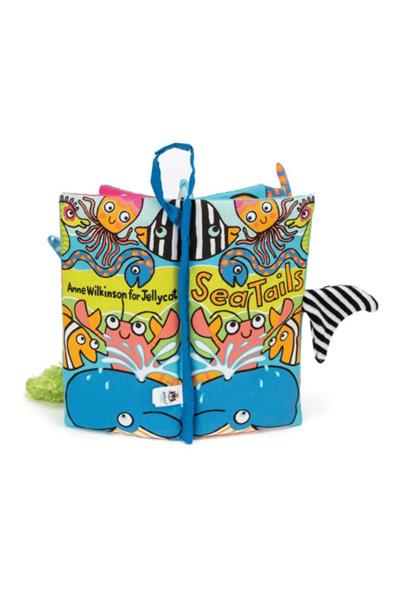 Jellycat Bez Kitap - Sea Tails Çok Renkli