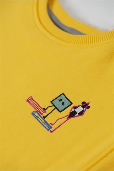 Beetle Beez / JUMPING SHAPES SWEATSHIRT Sarı