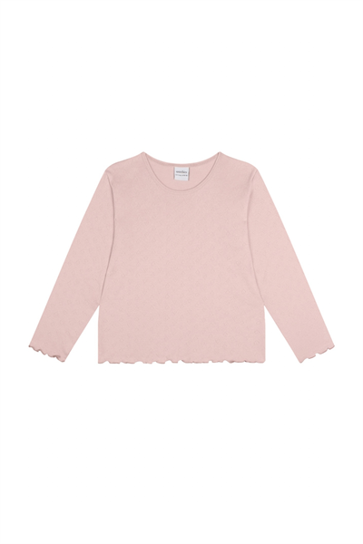 Antebies / Kalp Jakar Uzun Kollu Pijama Takımı Pembe