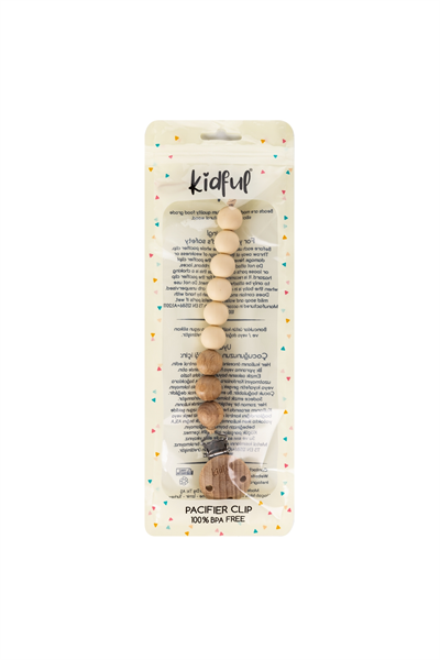 Kidful Boncuk Emzik Askısı Almond