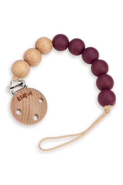 Kidful Boncuk Emzik Askısı Maroon