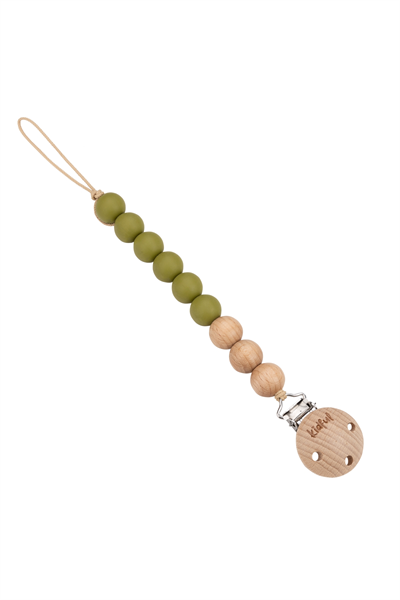 Kidful Boncuk Emzik Askısı Olive
