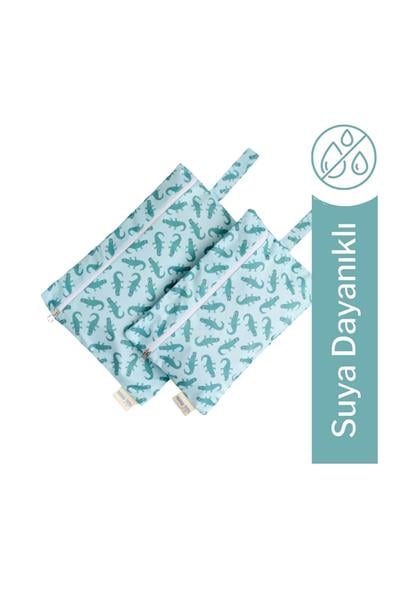 Kirli Islak Çanta seti - Shell - İKİLİ SET Crocco