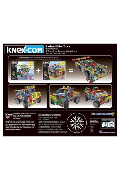 KNEX 4 Çeker Kamyon ( Led Işıklı ) Çok Renkli