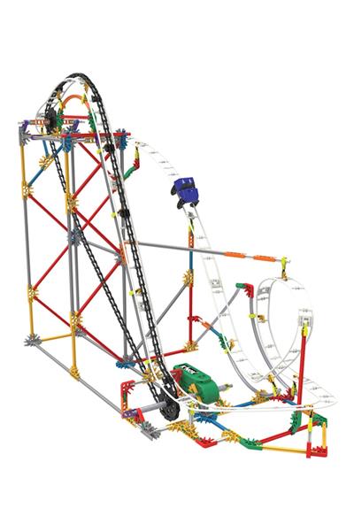 KNEX Blizzard Blast Roller Coaster Set ( Motorlu ) Çok Renkli