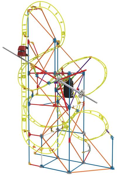 KNEX Clock Work Roller Coaster Set ( Motorlu ) Çok Renkli