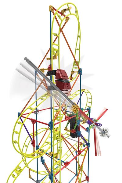 KNEX Clock Work Roller Coaster Set ( Motorlu ) Çok Renkli
