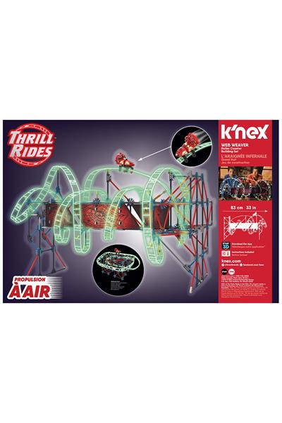 KNEX Web Weaver Roller Coaster Set (Motorlu) Çok Renkli