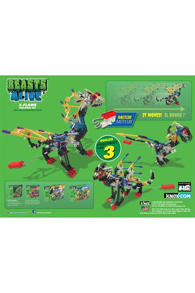 KNEX X-Flame Yapım Seti ( Motorlu ) Çok Renkli
