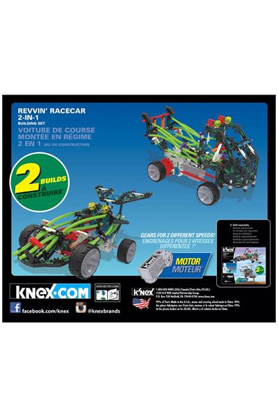 KNEX Yariş Araçlari 2 Model Set ( Motorlu ) Çok Renkli