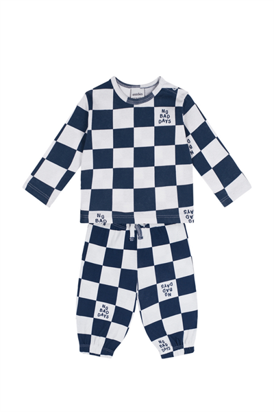 Antebies / Lacivert No Bad Days Uzun Kollu Tshirt Pantolon Se Lacivert