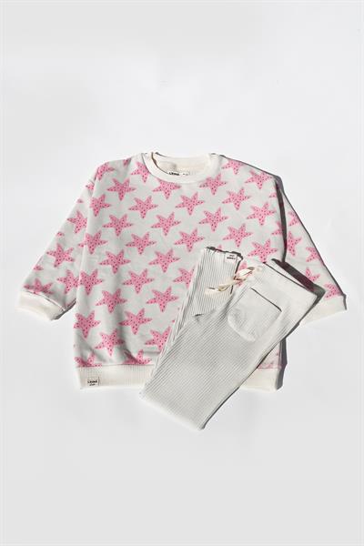 Lavra Studio / MAGGIE SWEATSHIRT EkruPembe