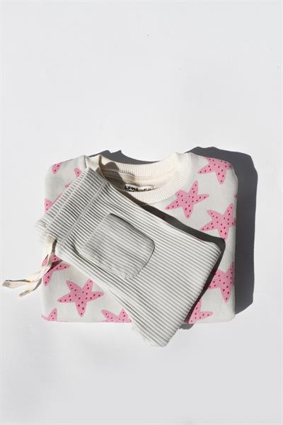 Lavra Studio / MAGGIE SWEATSHIRT EkruPembe