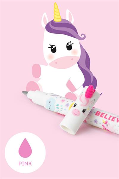 Legami / KALEM-LG SILINEBILIR JEL KALEM UNICORN YENI PEMBE Çok Renkli