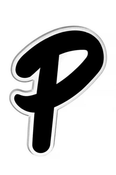 LIGHT PLUS NINE Rozet Harf / P Çok Renkli