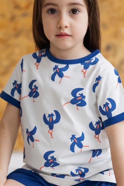 Little Yucca / Sporty Tshirt Lacivert