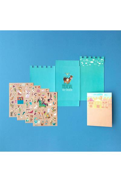 LONDJI ACTIVITIES - STICKERS MEDIEVAL Çok Renkli