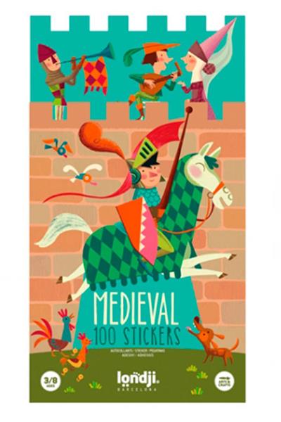 LONDJI ACTIVITIES - STICKERS MEDIEVAL Çok Renkli
