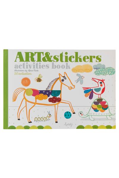 LONDJI lonji Activites book - Art&Stickers Çok Renkli