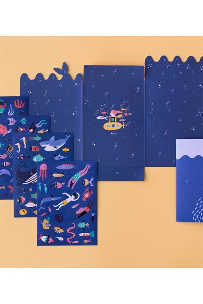 LONDJI Lonji Activities - Stickers Sea Çok Renkli