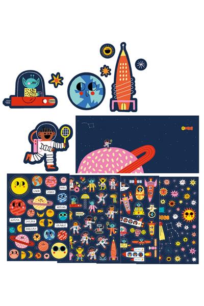 LONDJI  Lonji Activities - Stickers Space Çok Renkli