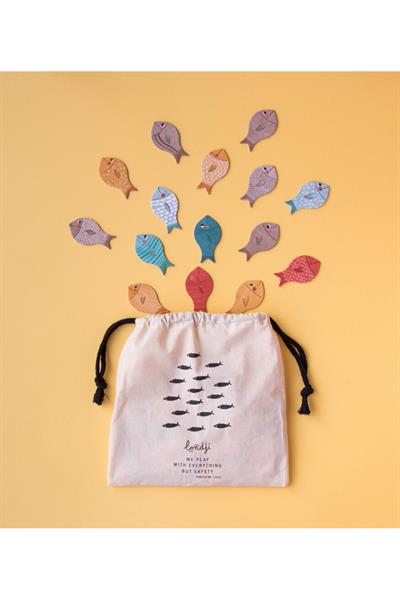 LONDJI Lonji Game - The Whale & The Fish Çok Renkli