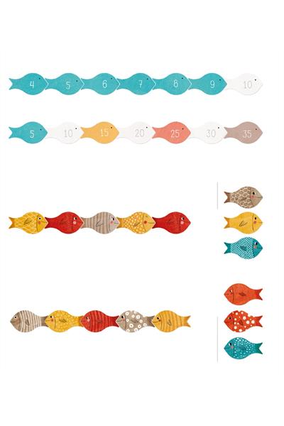 LONDJI Lonji Game - The Whale & The Fish Çok Renkli