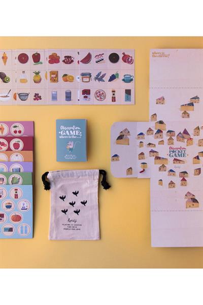 LONDJI  Lonji Pocket Game - Where is the Cheese? Çok Renkli