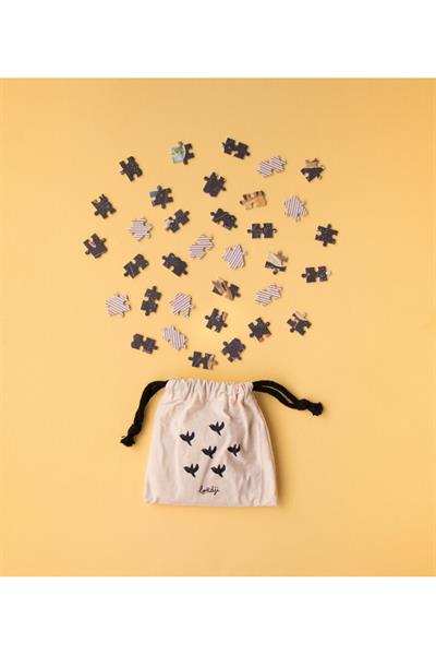 LONDJI Lonji Pocket Puzzle - Discover the Planets -100 pcs Çok Renkli