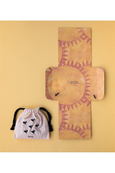 LONDJI Lonji Pocket Puzzle - Discover the Planets -100 pcs Çok Renkli