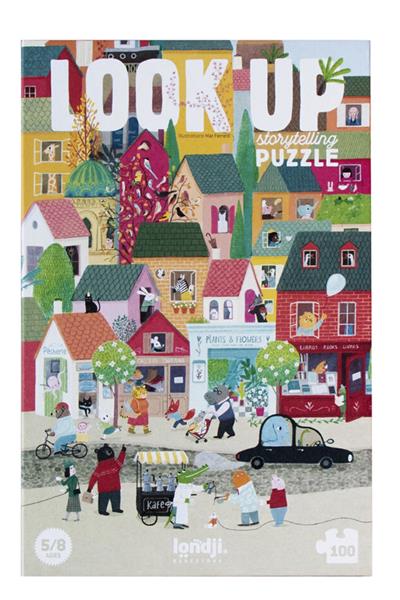 LONDJI  Lonji Puzzle -Look Up Çok Renkli