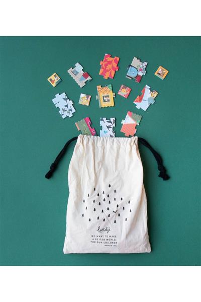LONDJI  Lonji Puzzle -Look Up Çok Renkli