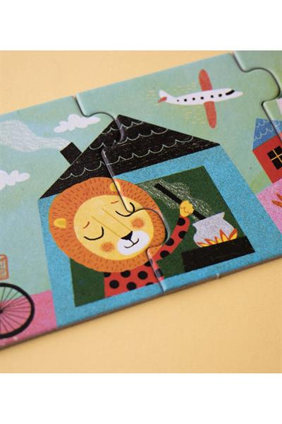 LONDJI Lonji Puzzle - My Bike Çok Renkli