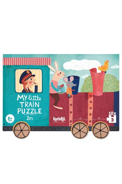 LONDJI  Lonji Puzzle - My little train Çok Renkli